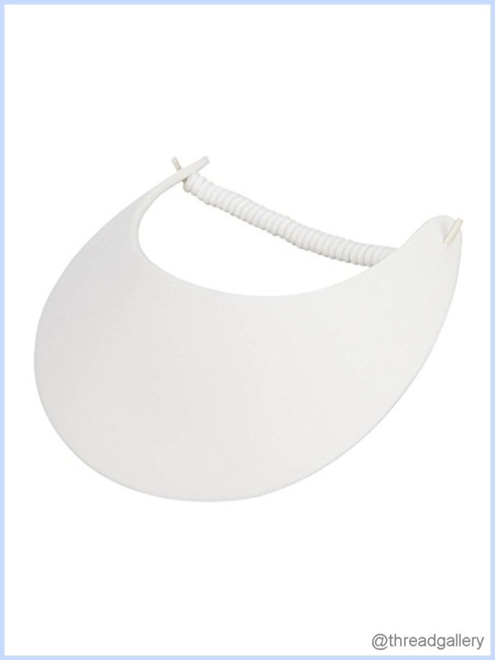 Fabric Foam Sun String Visor, Women's Adjustable, Packable